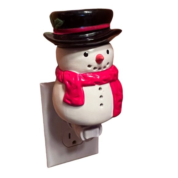 Kohl's Other - Sonoma Snowman Outlet Wax Cube Warmer Kohl's Electric Christmas Holiday Winter